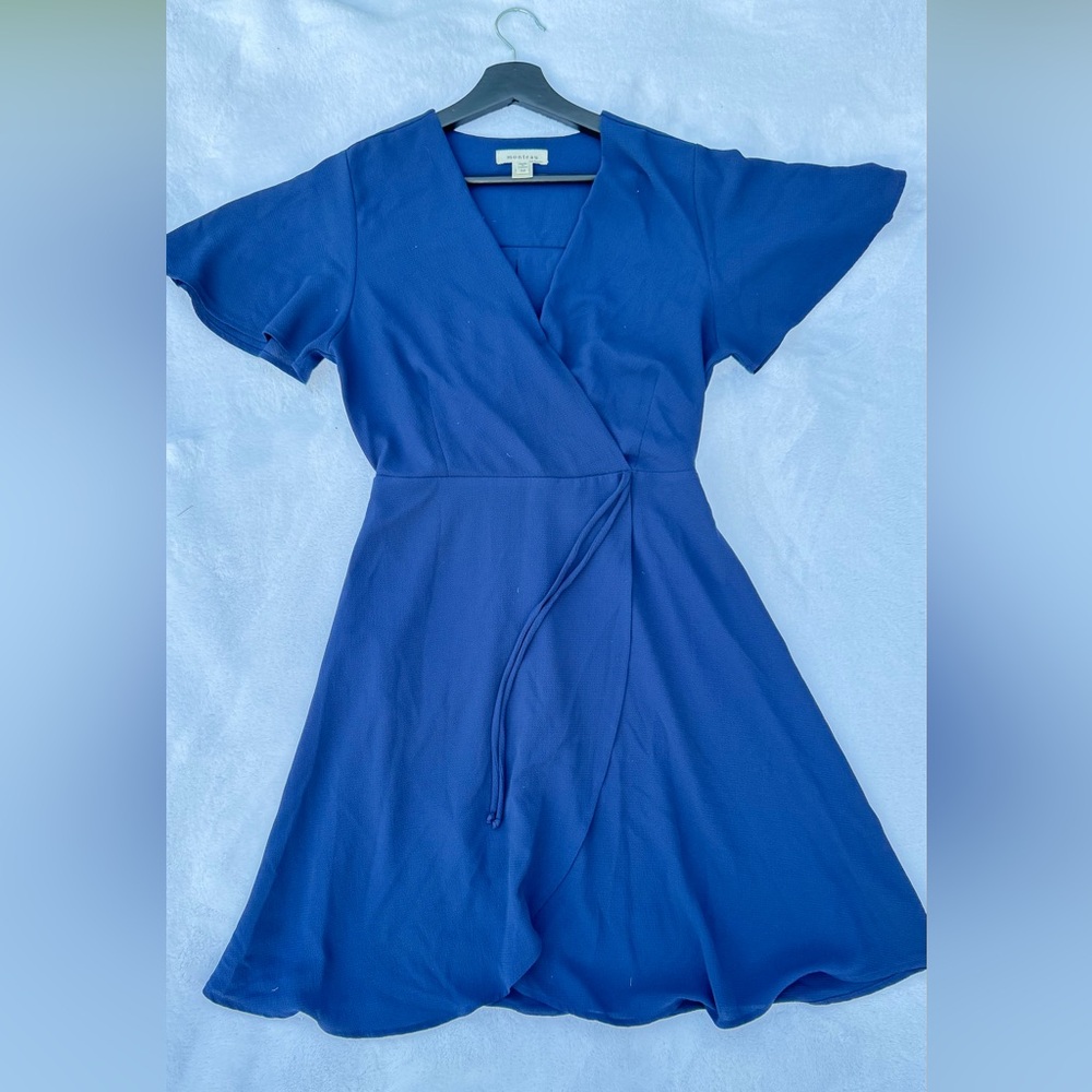 Monteau Royal Blue Mini Dress